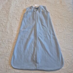 Halo small 0-6 months blue sleep sack light blue 1 way zipper VGUC